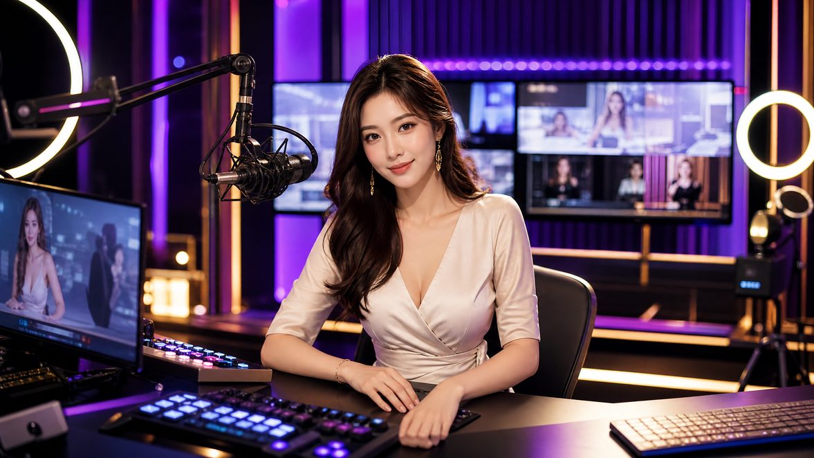 陈美娇 陈美娇：直播视频录制技巧 · 专业声音画面调优视频教程演示